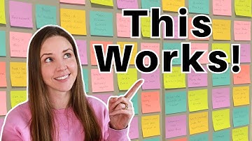 How to Achieve Your Goals: Sticky Note Vision Board Ideas
