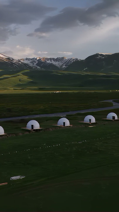 our yurts in Kyrgyzstan are waiting for you#kyrgyzstan #horse #yurtlife #travel #horsebackadventure