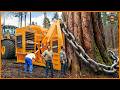 Extreme Dangerous Fastest Big Chainsaw Cutting Tree Machines | Biggest Heavy Machinery Machines #4