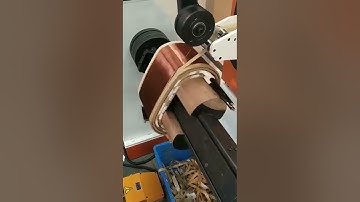 Automatic transformer coil winding machine with paper strip winding-800