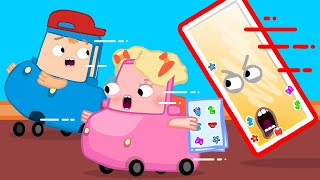 Yeni Çizgi Film - Wheelzy Ailesi Brumi Ve Vrumi Kızgın Aynadan Korkuyor Türkçe Dublaj