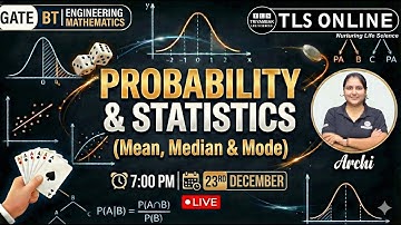 𝐆𝐀𝐓𝐄 𝐁𝐓 𝟐𝟎𝟐𝟔 | 𝐄𝐧𝐠𝐢𝐧𝐞𝐞𝐫𝐢𝐧𝐠 𝐌𝐚𝐭𝐡𝐞𝐦𝐚𝐭𝐢𝐜𝐬 | 𝐏𝐫𝐨𝐛𝐚𝐛𝐢𝐥𝐢𝐭𝐲 𝐚𝐧𝐝 𝐒𝐭𝐚𝐭𝐢𝐜𝐭𝐢𝐜𝐬 | 𝐀𝐫𝐜𝐡𝐢 |