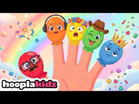 Balloon Finger Family Song | Finger Family | Nursery Rhymes for Kids | ABC Learning Club