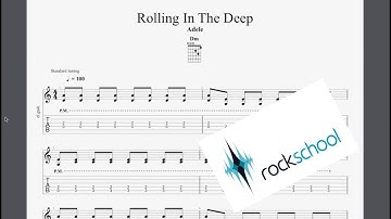 Rollin in the deep Rockschool Grade 1 Guitar Play Along