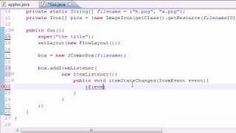 Java Programming Tutorial - 69 - Drop Down List Program