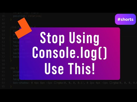 stop using console.log() and start using this vscode extension instead! | #shorts