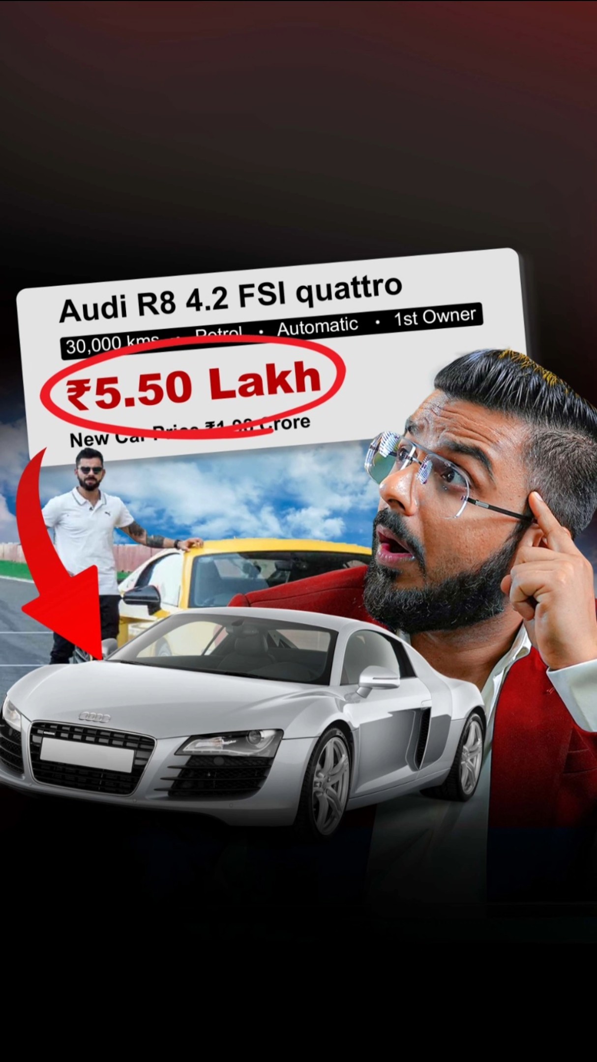 Audi R8 for 5.5 Cr | New Car or Used Luxury Car?