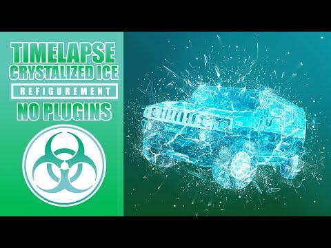 Car Made of Crystalized Ice ( Photo Manipulation Timelapse in GIMP ) - Refigurement Syndrome