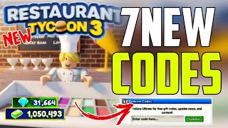 *NEW UPDATE* RESTAURANT TYCOON 3 CODES IN AUGUST 2026! RESTAURANT TYCOON 3 ROBLOX CODES screenshot 2