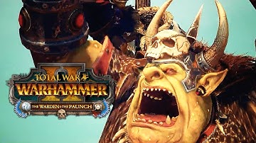 8 Minutes of Official Total War: Warhammer 2 - The Warden & the Paunch Grom Character Gameplay