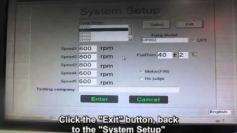 EUI EUP add and Edit(common rail test bench)