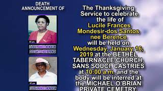 Lucile Frances Mondesir dos Santos nee Berence  medium 2