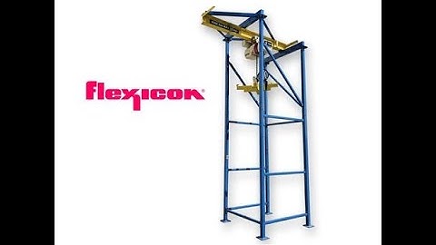 Used Flexicon Bulk Bag Discharger [2-Ton Coffing Chain Hoist in Action] | JM Industrial
