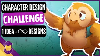 Character Design Challenge || Inspire Multiple Designs from One Idea!