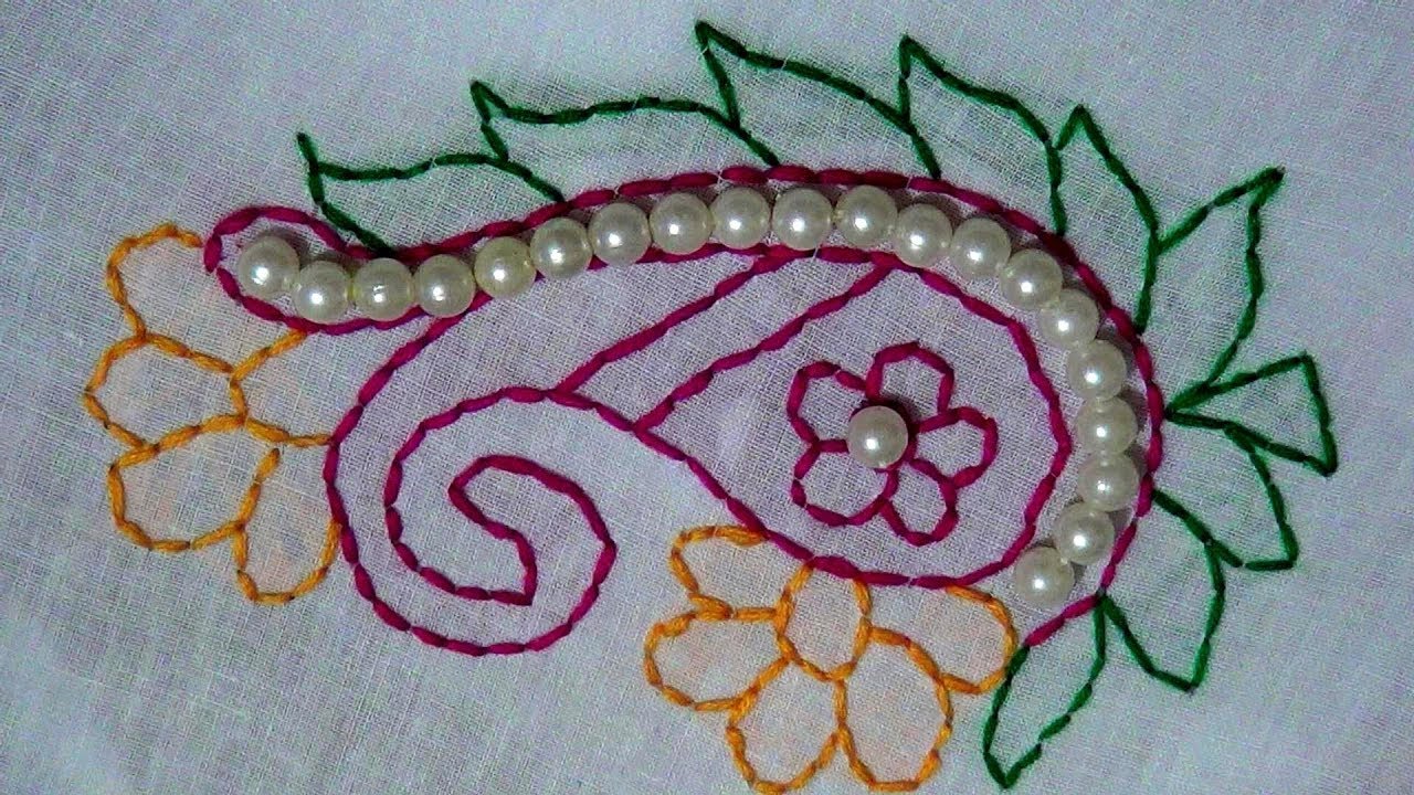 Hand Embroidery Shadow Work Stitch Youtube