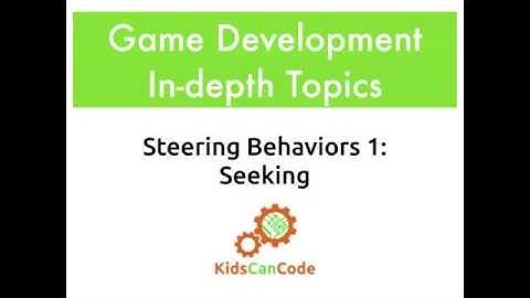 Gamedev In-depth: Steering Behaviors (Seeking)