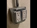 Installing a pair of GFCI protected outlets in the garage