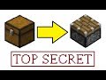 TUTO Minecraft - Cacher un coffre dans un piston - Comment Faire