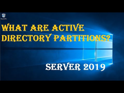Video: Care sunt partițiile din directorul activ?