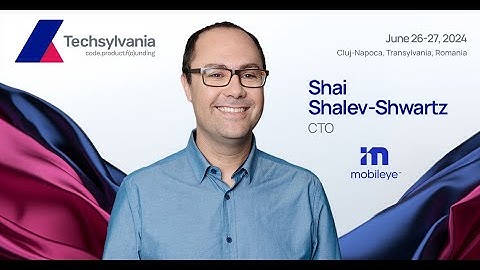 Shai Shalev-Shwartz (Mobileye) - A Personal Chronicle of Innovation and Safety