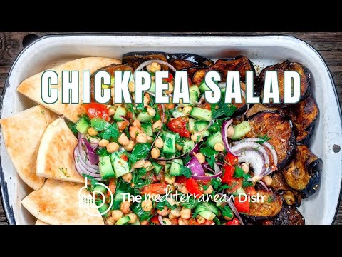 Video: Chickpea Salad Na May Mga Olibo At Seresa