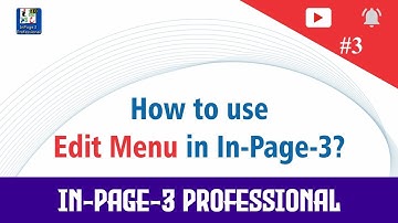 How to use Cut, Copy, Paste, Duplicate, Clear & Select-All in InPage 3 | Lesson 03 in Urdu & Hindi