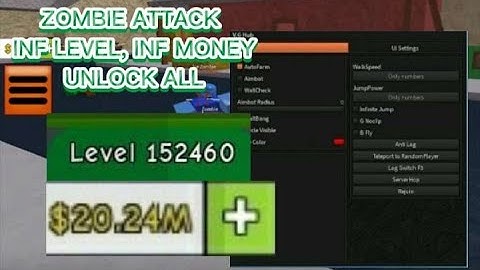Roblox Script! | Zombie Attack | Inf Level, Inf Money, Unlock All |  (Pastebin) (Raw) Working 2023
