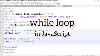 How does a while loop work #javascript 