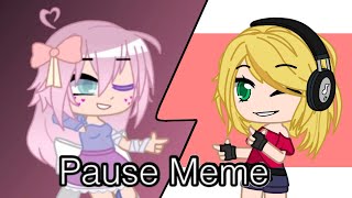 Pause Meme || Fake Collab || #PauseSiriCollab || Gacha Club