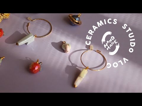 Studio Vlog  | ❀ Lofi Ceramics | Creating Labels | Introvert Making Pottery | Cozy Vlog