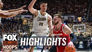 Wisconsin Badgers vs. No. 3 Purdue Boilermakers Highlights | CBB on FOX