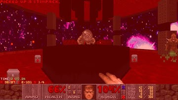 Doom II: Crate Expectations MAP06 - Bludgeonator 6:66 UV-Stroller in 3:58.23
