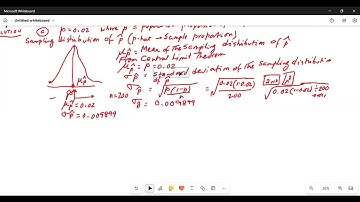Online sampling distribution of sample proportions #sampling #probabilitydistribution @eliteacollection