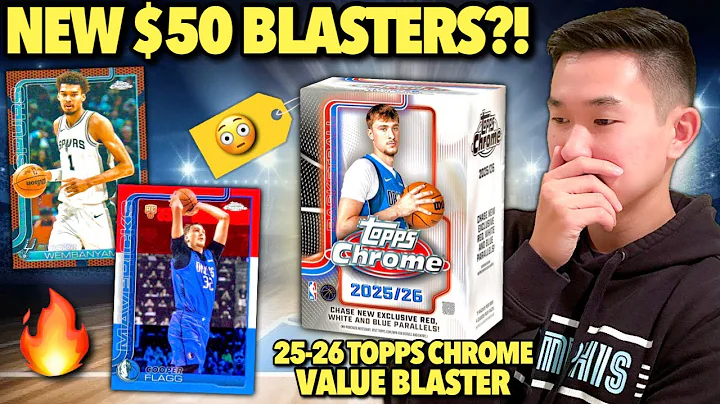 NEW $50 TOPPS CHROME BLASTERS (CASE HIT)?! 😳🔥 2025-26 TC Basketball Retail Value Blaster Box Review