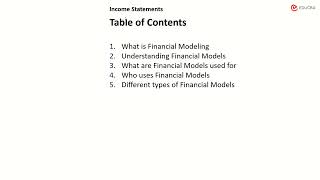 Financial Modelling Live Class Educba