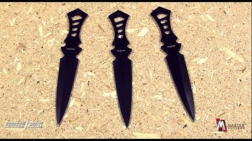 Perfect Point TK-017-3B Throwing Knives (Set of 3) Product Video