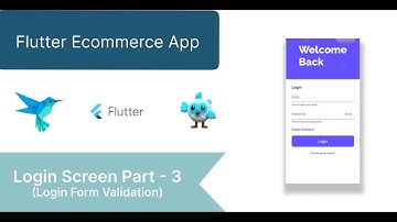 Flutter E-Commerce App Login Screen Part-3 (Login Form Validation)