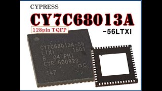 【판매중】 SMD 128pin TQFP RAM 16 kb EZ-USB FX2LP High-Speed USB Peripheral Controller CY7C68013A-56LTXi