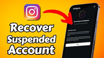 Instagram Suspended Account Recovery 2024 How To (Quick Guide)