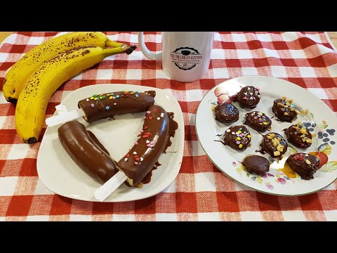 Chocolate Covered Frozen Banana Pops - The Hillbilly Kitchen