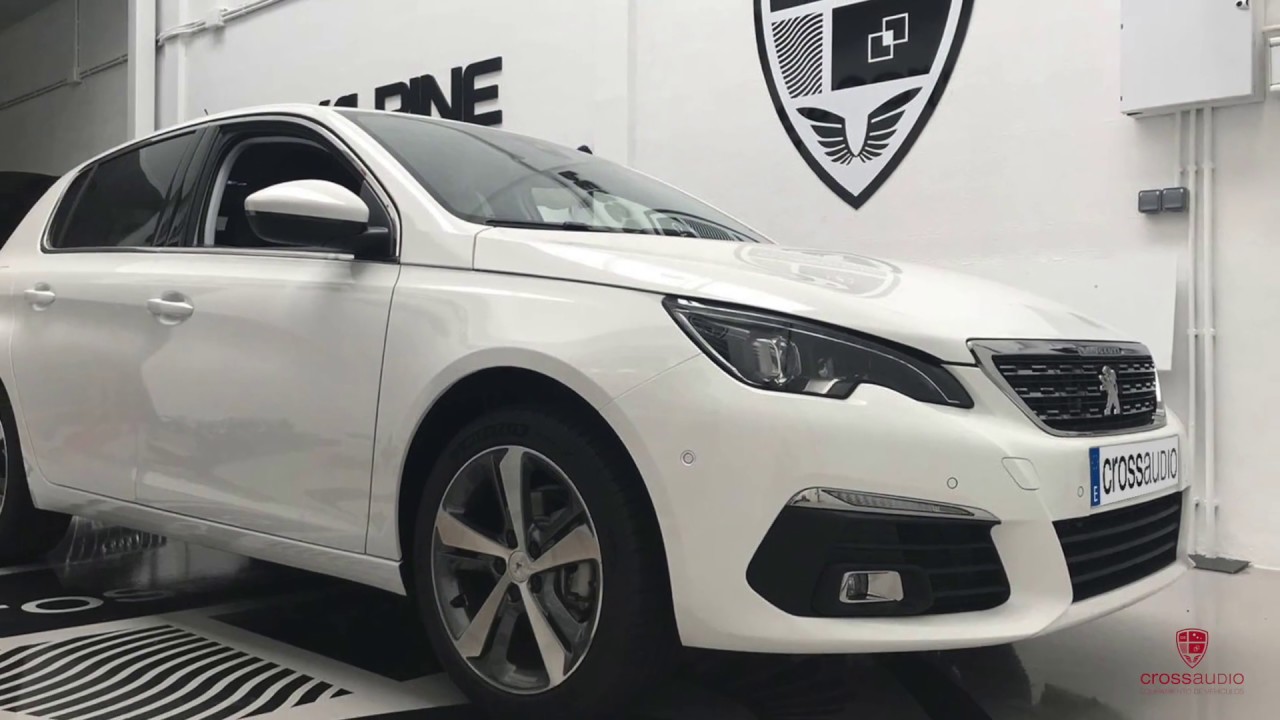 Capilla Maestro Muscular Interface y cámara trasera con guías para vehículos Peugeot 308 - YouTube