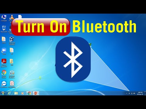 How to turn on bluetooth on windows 7