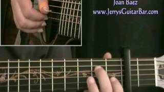 How To Play Joan Baez Forever Young (intro only) chords