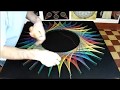 string art espejo radial por jorge de la tierra