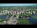 Potsdam ny aerial drone tour