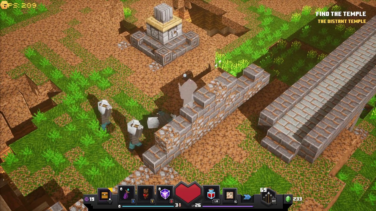 Minecraft Dungeons Cacti Canyon Mission Default VI - YouTube