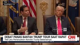 Debat Memanas Usai Tudingan Trump Tertidur Saat Rapat
