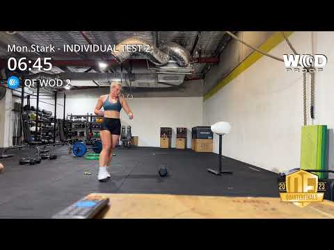 Monique Stark - Oceania - 2023 CrossFit Quarterfinals Workout 2