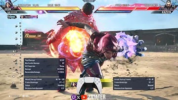 #1 New Zafina df2 Combo route with minimal Self-damage Season 2 Patch 2.0 Tekken 8