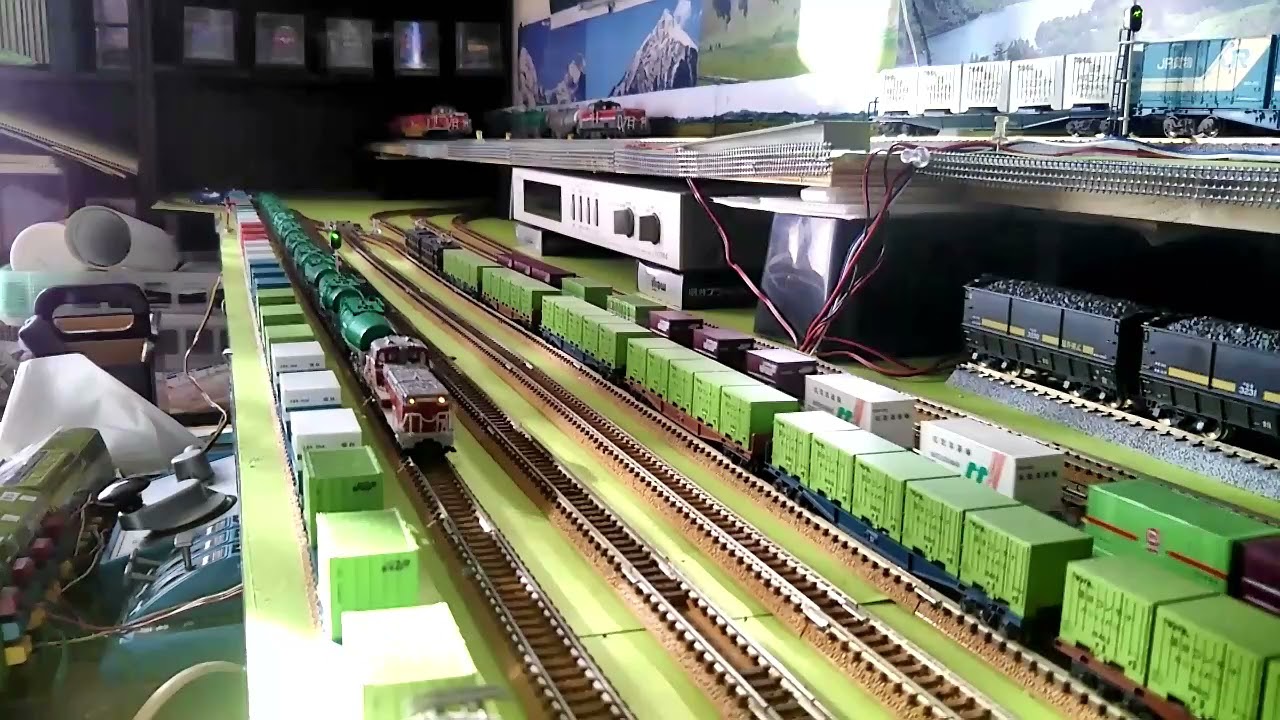 Nゲージ細長レイアウト10月運転会4 : 鉄道模型おもちゃ倶楽部